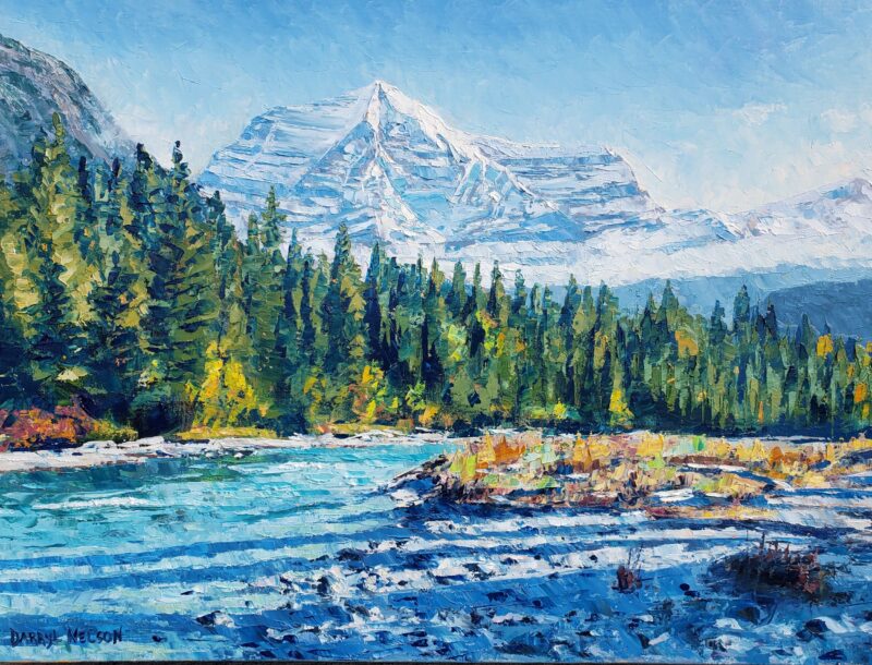 Fall Morning at Mt. Robson